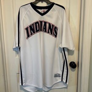 Cleveland Indians MLB True Fan Series Jersey Shirt Size 2XL